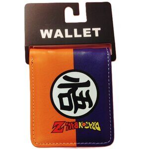Goku Kanji Dragon Ball Z Anime Bifold Wallet ID Window